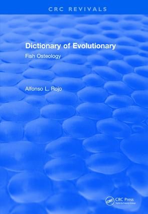 Revival: Dictionary of Evolutionary Fish Osteology (1991) | 1:a upplagan