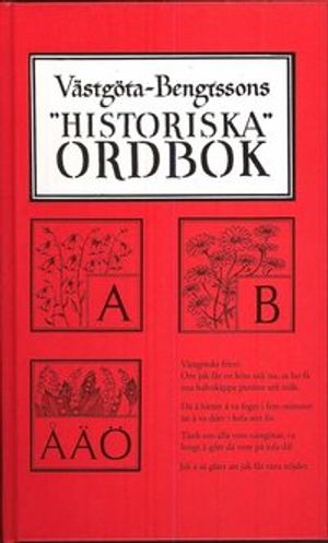 Västgöta-Bengtssons "historiska" ordbok