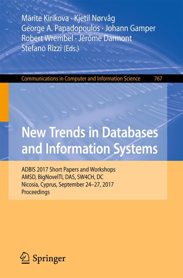 New Trends in Databases and Information Systems | 1:a upplagan