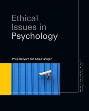 Ethical Issues in Psychology | 0:e upplagan