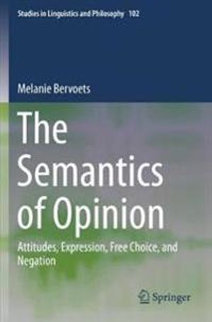 The Semantics of Opinion | 1:a upplagan