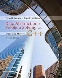Data Abstraction & Problem Solving with C++ | 7:e upplagan