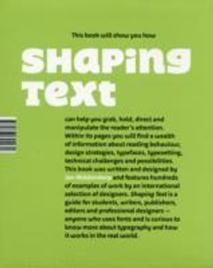 Shaping text