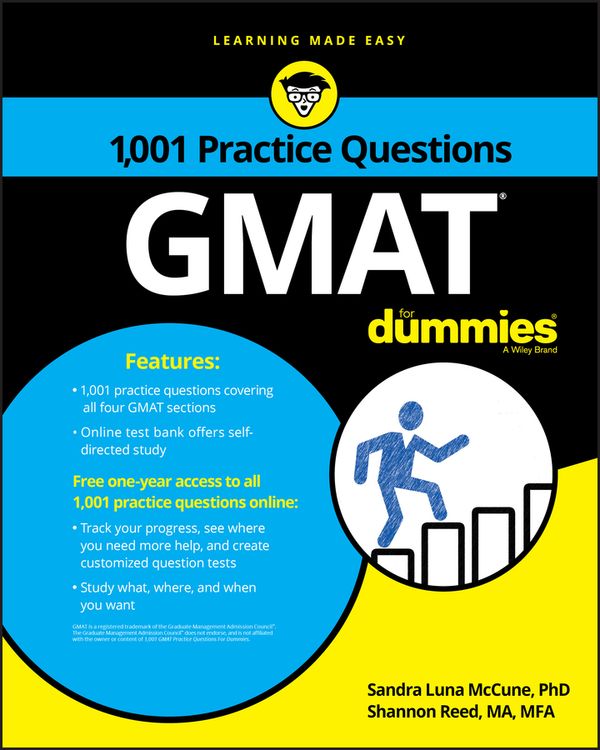 1,001 GMAT Practice Questions For Dummies | 1:a upplagan