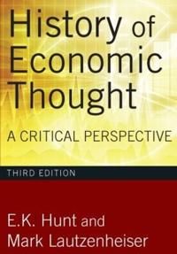 History of economic thought - a critical perspective