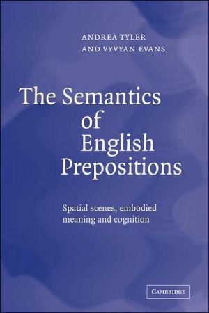 The Semantics of English Prepositions