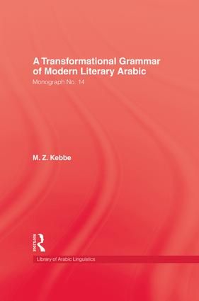 Transformational Grammar Of Modern Literary Arabic | 1:a upplagan