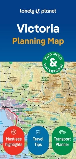 Lonely Planet Victoria Planning Map | 0:e upplagan