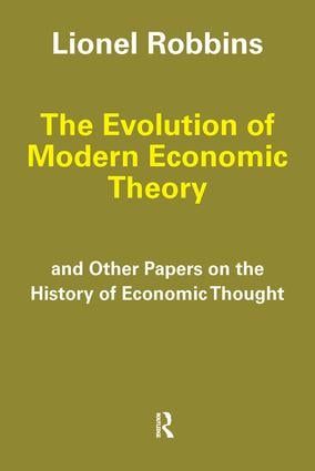 The Evolution of Modern Economic Theory | 1:a upplagan