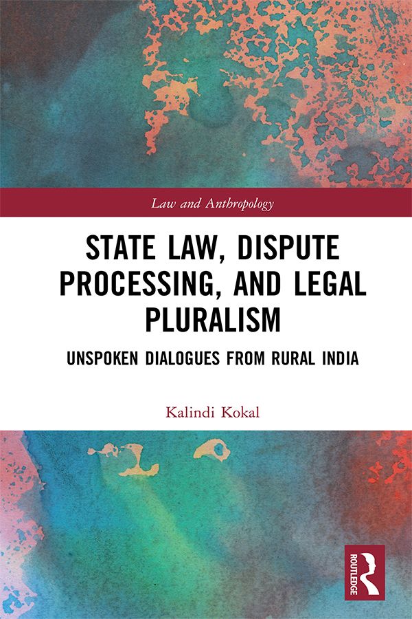 State Law, Dispute Processing And Legal Pluralism | 1:a upplagan