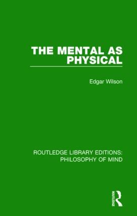 The Mental as Physical | 1:a upplagan