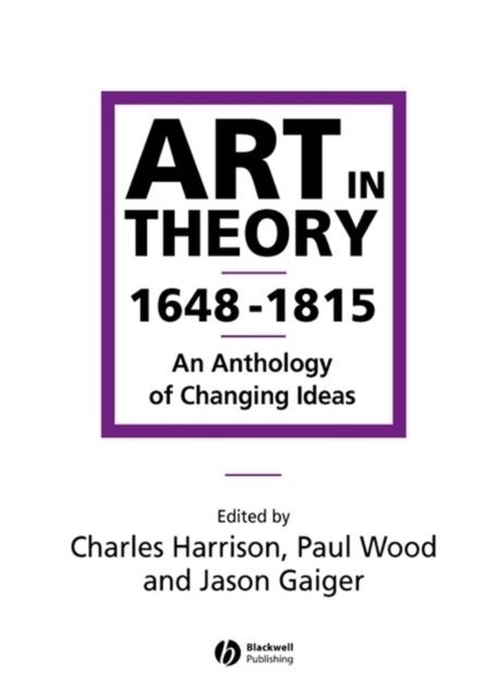 Art in Theory 1648-1815 | 0:e upplagan