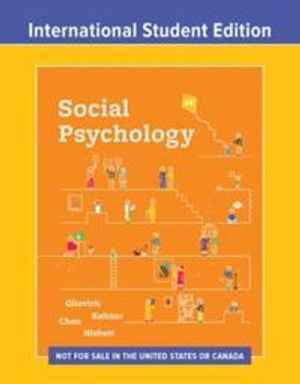 Social Psychology | 6:e upplagan