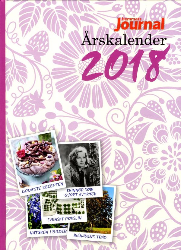 Hemmets Journals årskalender 2018 | 1:a upplagan