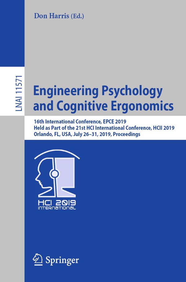 Engineering Psychology and Cognitive Ergonomics | 1:a upplagan
