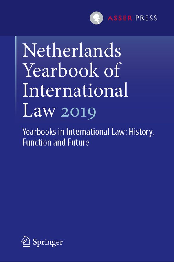 Netherlands Yearbook of International Law 2019 | 1:a upplagan