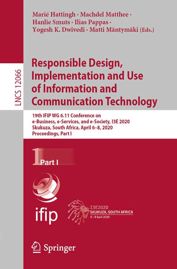Responsible Design, Implementation and Use of Information and Communication Technology | 1:a upplagan