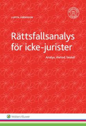 Rättsfallsanalys för icke-jurister | 1:a upplagan