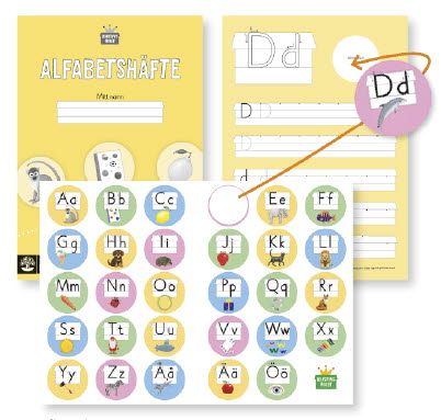 Bokstavsriket Alfabetshäfte, 8-pack | 1:a upplagan