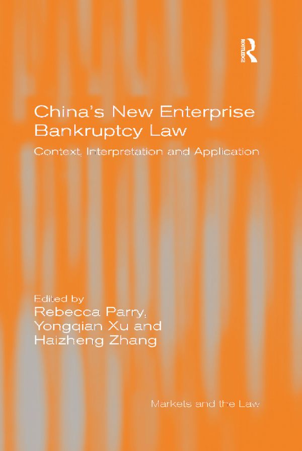 China's New Enterprise Bankruptcy Law | 1:a upplagan