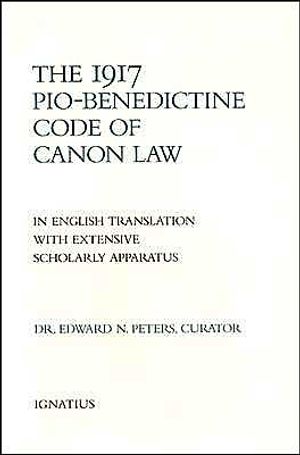 1917 Pio-Benedictine Code of Canon Law