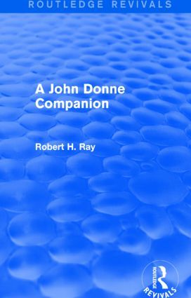 A John Donne Companion (Routledge Revivals) | 1:a upplagan