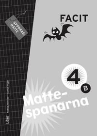 Mattespanarna 4B Facit | 1:a upplagan