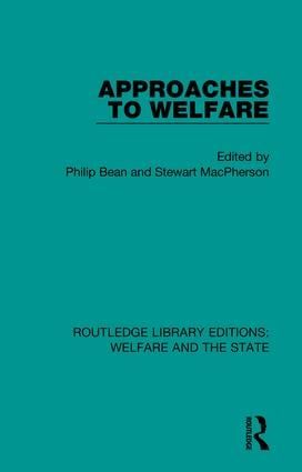 Approaches to Welfare | 1:a upplagan