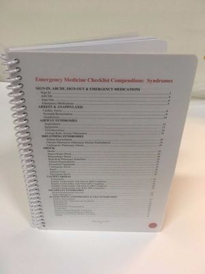 Emergency Medicine Checklist Compendium