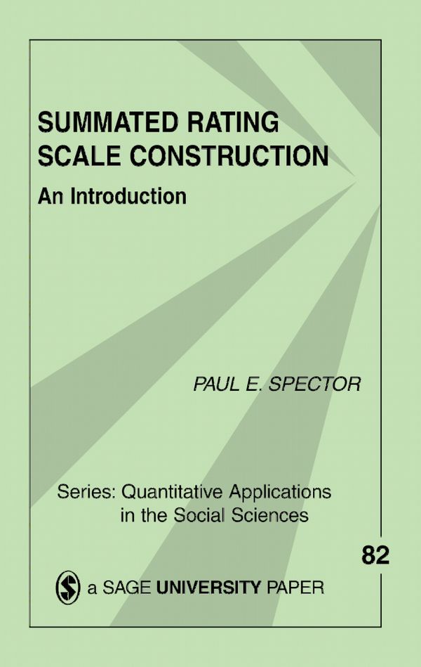 Summated Rating Scale Construction | 0:e upplagan
