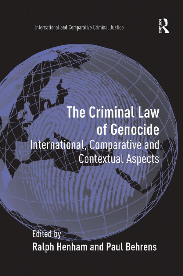 The Criminal Law of Genocide | 1:a upplagan