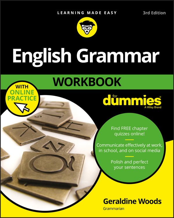 English Grammar Workbook For Dummies with Online Practice | 3:e upplagan