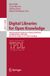 Digital Libraries for Open Knowledge
