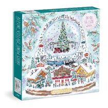 Michael Storrings Alpine Village Snowglobe 500 Piece Foil Puzzle