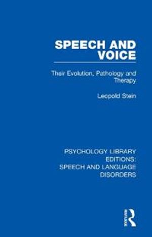 Speech and Voice | 1:a upplagan