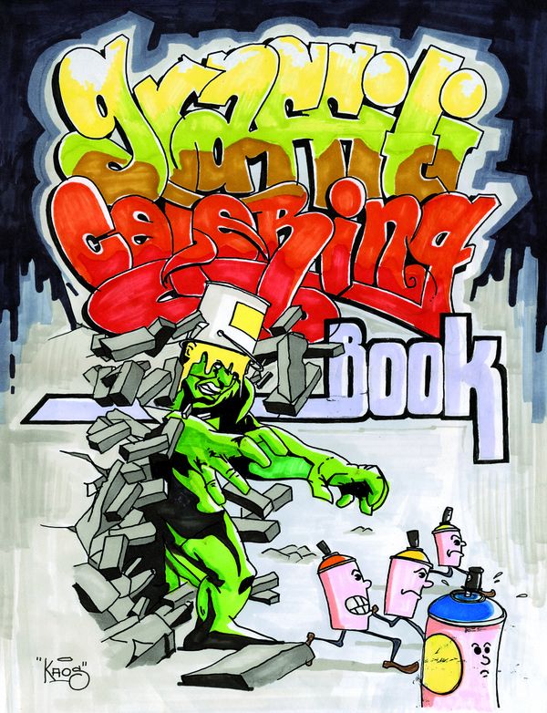 Graffiti Coloring Book | 1:a upplagan
