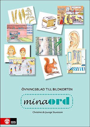Mina ord Övningsblad till bildkorten | 1:a upplagan