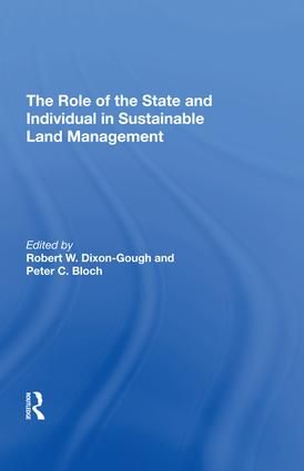 The Role of the State and Individual in Sustainable Land Management | 1:a upplagan