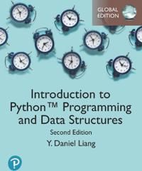 Introduction to Python Programming and Data Structures, Global Edition | 3:e upplagan