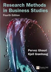 Research Methods in Business Studies | 4:e upplagan