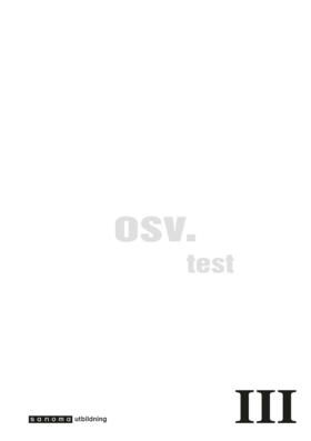osv. III Test i Svenska åk 9 10-pack | 0:e upplagan