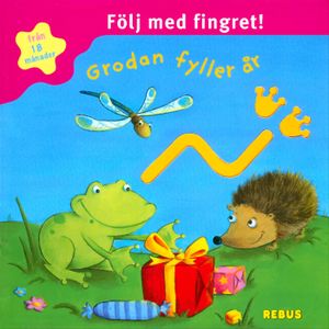 Följ med fingret! Grodan fyller år