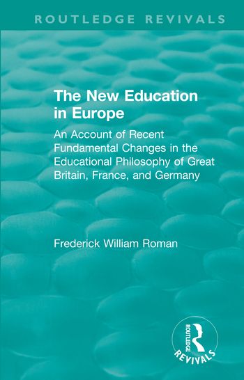 The New Education in Europe | 1:a upplagan