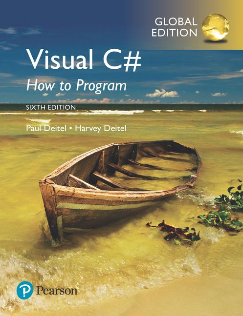 Visual C# How to Program, Global Edition | 6:e upplagan