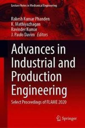 Advances in Industrial and Production Engineering | 1:a upplagan