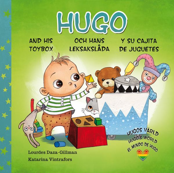 Hugo och hans leksakslåda, Hugo and his toybox, Hugo y su cajita de juguetes | 1:a upplagan