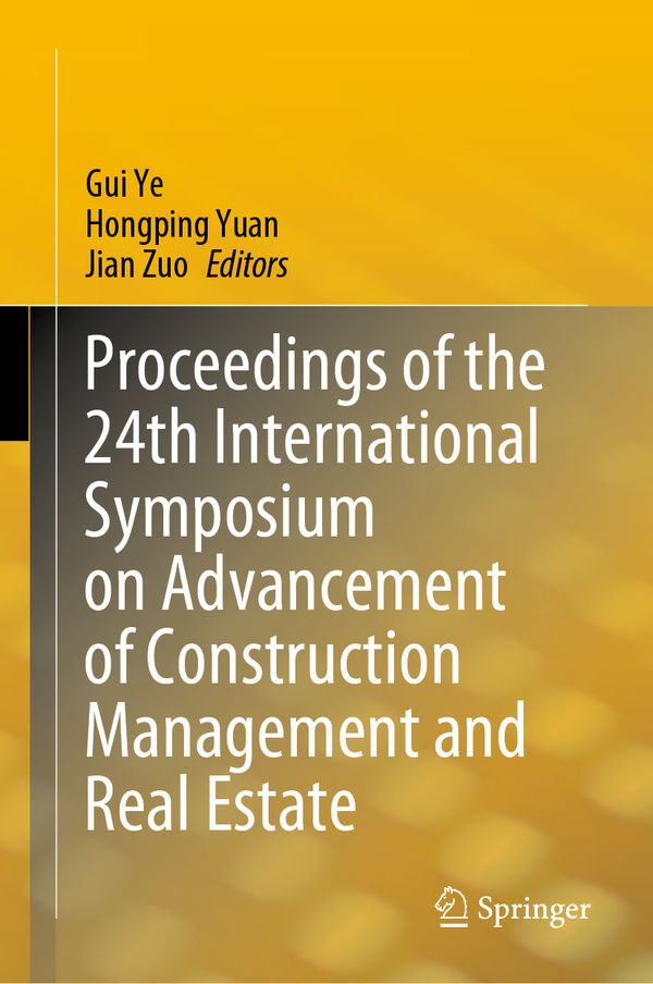 Proceedings of the 24th International Symposium on Advancement of Construction Management and Real Estate | 1:a upplagan