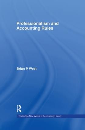 Professionalism and Accounting Rules | 1:a upplagan
