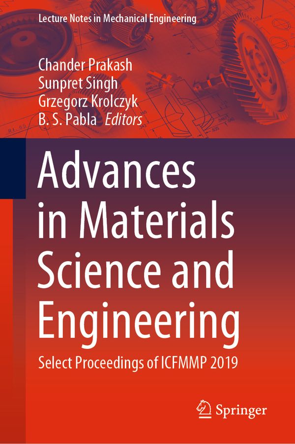Advances in Materials Science and Engineering | 1:a upplagan
