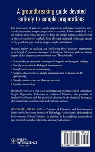 Sample Preparation Techniques in Analytical Chemistry